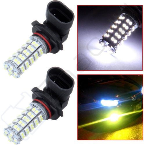 White eipstar high power 68 smd 9005 hb3 9040 fog driving light led bulb lamp 2x