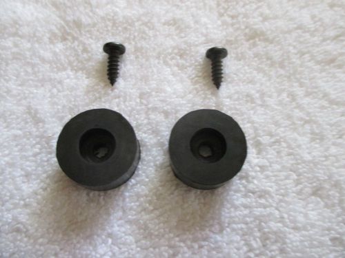 Pair 1961 1962 1963 pontiac tempest lemans round seat bumpers