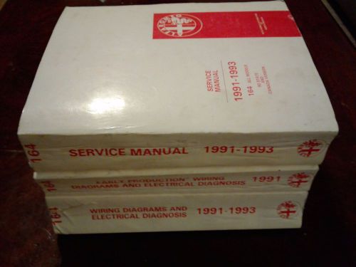 Alfa romeo 164 factory service manual (complete set)