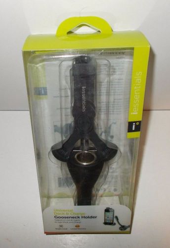 New mizco iessentials universal dock &amp; charge gooseneck holder usb ports phone