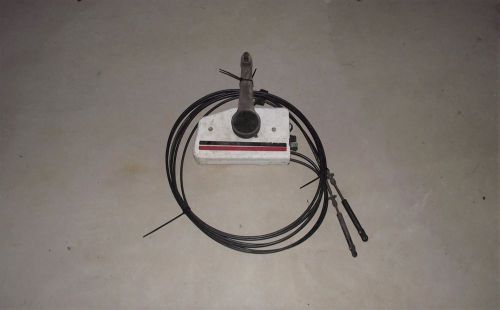 CB3C3225 Johnson OMC Control Box with 15 ft Morse Cables Cut Wires no Key, US $115.00, image 1
