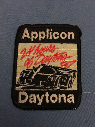 Vintage 24 hours of daytona patch sports car endurace racing jacket 1987 sebring