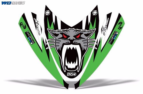 Hood wrap decal nose graphic arctic cat m series crossfire sled snowmobile ac-g