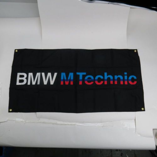 BMW MOTORSPORT FLAG BANNER HARTGE ALPINA AC SCHNITZER M3 M5 E30 E34 E36 Mtechnic, US $14.95, image 1