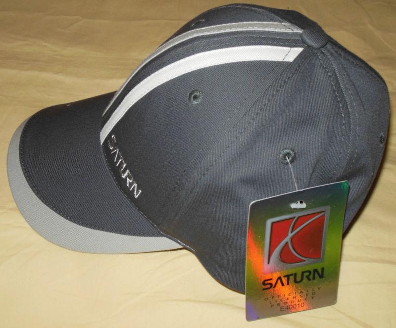 General motors car saturn model hat velcroback cap nwt promotional e40010 rare 