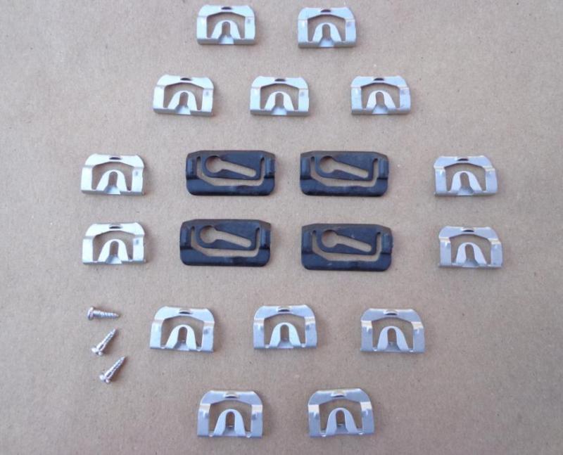 Front or rear window molding clips! - gm cars,chevelle ss, 442,gto,cutlass 33-96