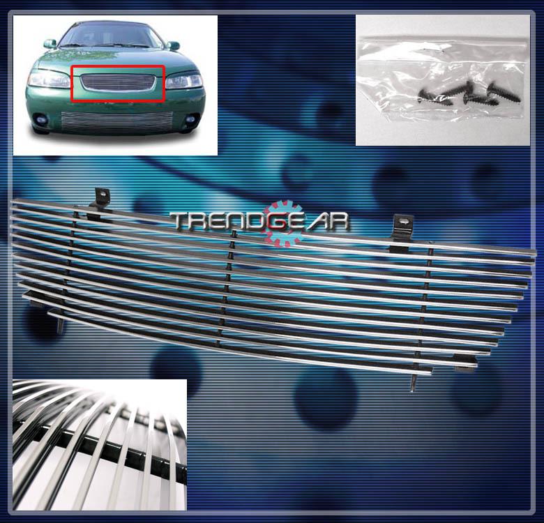 2000-2003 nissan sentra gxe se xe ca se-r sedan 2.5 2.0 1.8 upper billet grille