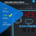 1 piece car  inverter  inverter black abs car adapter plug socket b9t22193