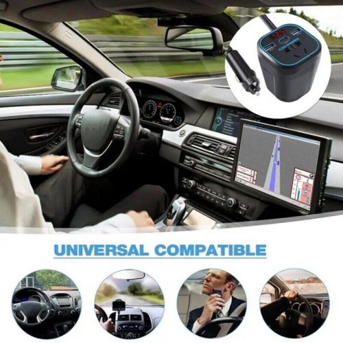 1 Piece Car Inverter Inverter Black ABS Car Adapter Plug Socket B9T22193, AU $17.02, image 2