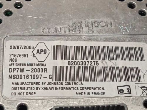 8200307275 MULTIFUNCTION DISPLAY / 4088934 FOR RENAULT ESPACE IV JK0 2.2 DCI T-, US $, image 8