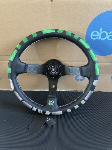 330mm Deep Dish Steering Wheel - Fit 6 hole Hub Like Vertex Nardi NRG Grip, US $179.99, image 2