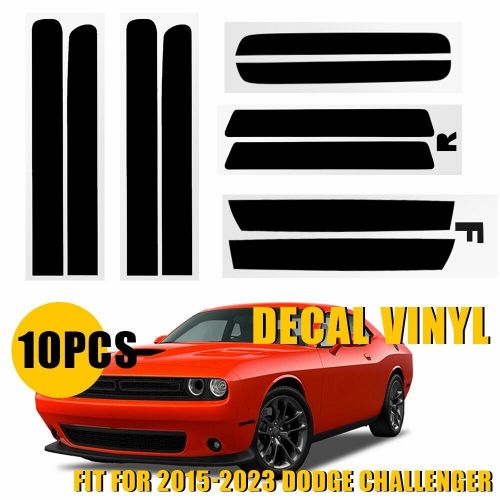 10X For 2015-2023 Challenger Smoke Tint Out Tail Light & Side Marker Decal Vinyl, US $17.99, image 6