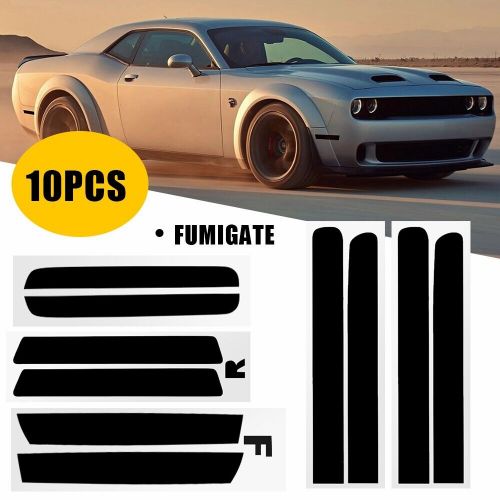10X For 2015-2023 Challenger Smoke Tint Out Tail Light & Side Marker Decal Vinyl, US $17.99, image 12