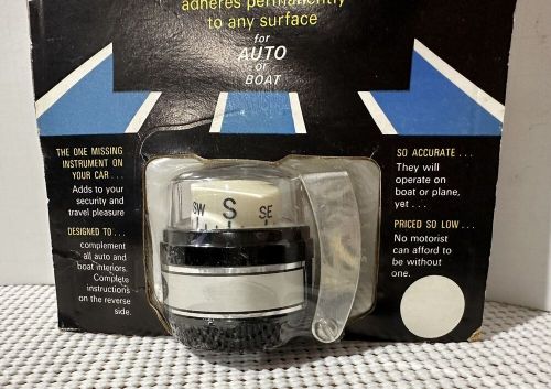 Vtg airway compass for auto, boat model 592 nos made in the usa