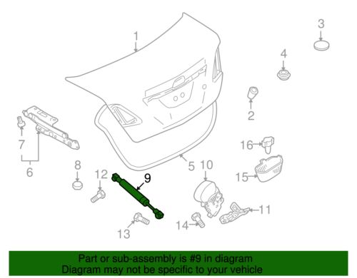 Genuine Mazda Support Cylinder GS3L-56-930, US $30.87, image 3
