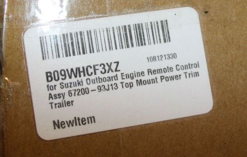 Suzuki Outboard New O.E.M. Original Console Mount Control # 67200-93J13, US $350.00, image 2