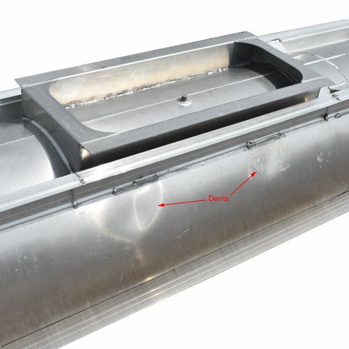 Pontoon boat center log float tube | 15 ft x 27 inch w/ lift strakes