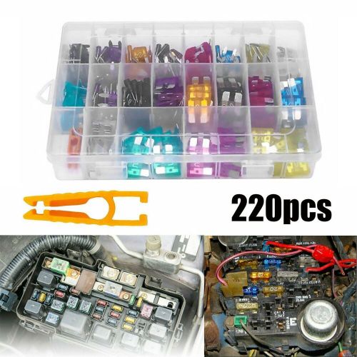 220pcs Blade Fuse Assortment Auto Car Truck Motorcycle FUSES Kit ATC ATO ATM Hot, US $12.99, image 11