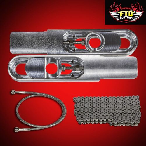 2023 ninja zx10r swingarm extensions, 36" brake line, 525 chain, zx-10r