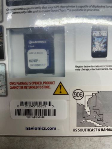 NEW NAVIONICS MSD/906P+ US SOUTHEAST & BAHAMAS NOS, US $120.89, image 2