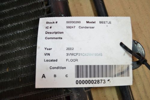 VW BEETLE TDI AC Condenser 1C0 820 411A, US $99.99, image 3