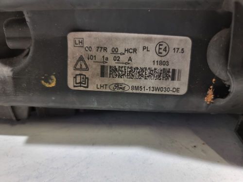 Ford focus headlight front left n/s halogen 2009 mk2 facelift oem 8m51-13w030-de