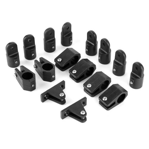 16pcs Set Boat Deck Hinge Jaw Slide Eye End Cap Nylon Fitting For 22mm 7/8in, US $28.03, image 2