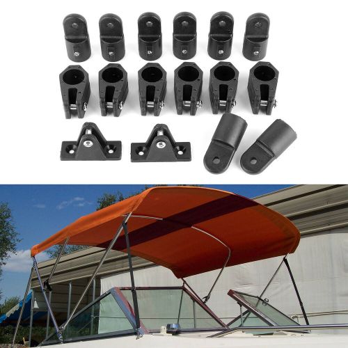 16pcs Set Boat Deck Hinge Jaw Slide Eye End Cap Nylon Fitting For 22mm 7/8in, US $28.03, image 5