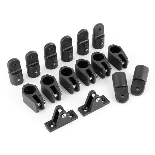 16pcs Set Boat Deck Hinge Jaw Slide Eye End Cap Nylon Fitting For 22mm 7/8in, US $28.03, image 8