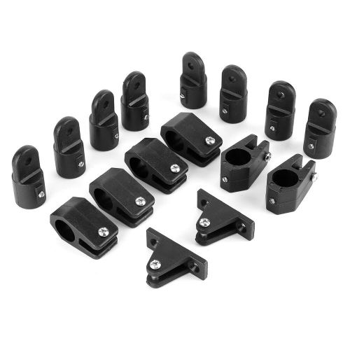 16pcs Set Boat Deck Hinge Jaw Slide Eye End Cap Nylon Fitting For 22mm 7/8in, US $28.03, image 9