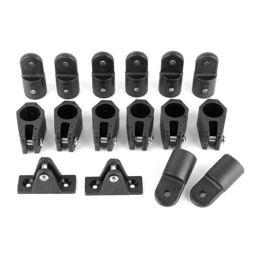 16pcs Set Boat Deck Hinge Jaw Slide Eye End Cap Nylon Fitting For 22mm 7/8in, US $28.03, image 10