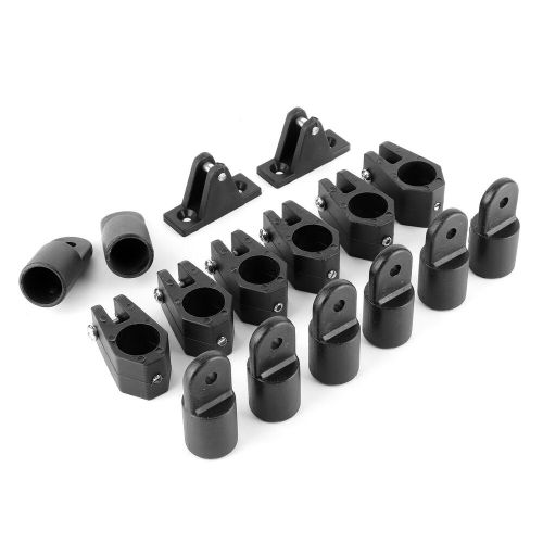 16pcs Set Boat Deck Hinge Jaw Slide Eye End Cap Nylon Fitting For 22mm 7/8in, US $28.03, image 11