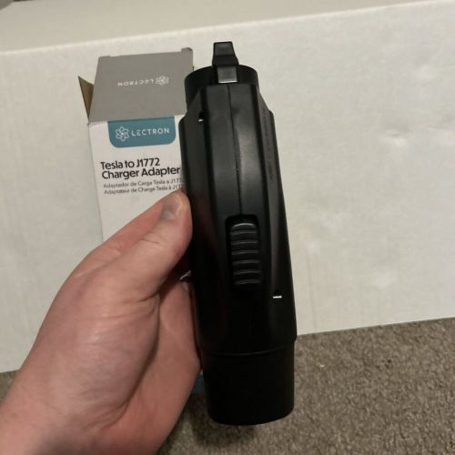 Lectron tesla to j1772 charging adapter, max 48a &amp; 250v for electric vehicle