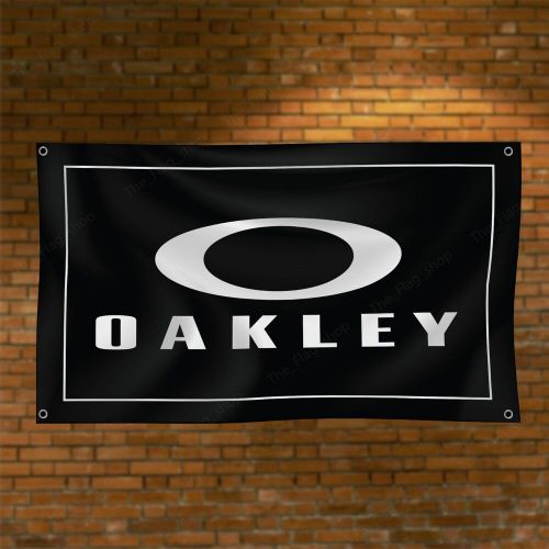 Oakley Flag Banner 3x5 ft Sunglasses Promotional Man Cave Wall Decor Garage Sign, US $14.95, image 4
