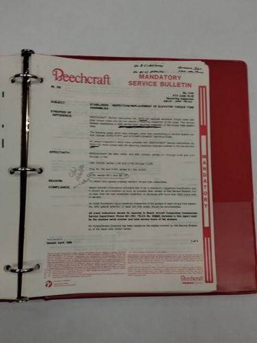 Beech Mandatory & Optional Service Bulletins-Original, US $14.95, image 4