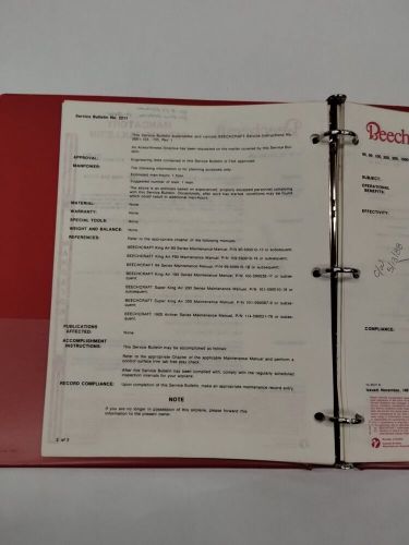 Beech Mandatory & Optional Service Bulletins-Original, US $14.95, image 7