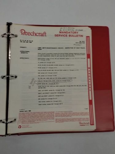 Beech Mandatory & Optional Service Bulletins-Original, US $14.95, image 9