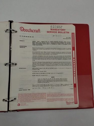 Beech Mandatory & Optional Service Bulletins-Original, US $14.95, image 10