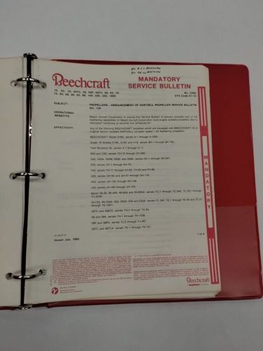 Beech Mandatory & Optional Service Bulletins-Original, US $14.95, image 11