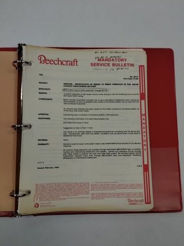 Beech Mandatory & Optional Service Bulletins-Original, US $14.95, image 19