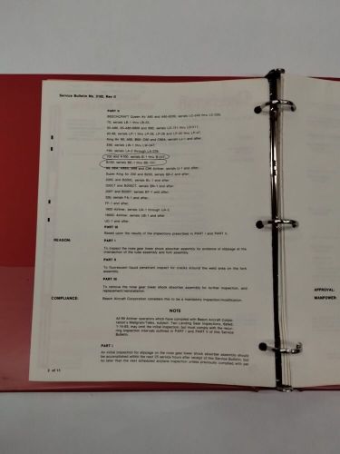 Beech Mandatory & Optional Service Bulletins-Original, US $14.95, image 22