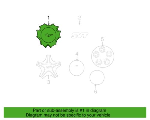 NOS Genuine Ford OEM 1999-2004 3.8L V6 Mustang Center Cap F9ZZ-1130-FA, US $54.00, image 8