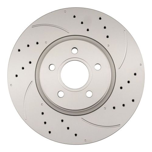 Front Drilled & Slotted Disc Brake Rotors 34349 For Volvo C70 S40 V50 2006-2013, US $86.69, image 6