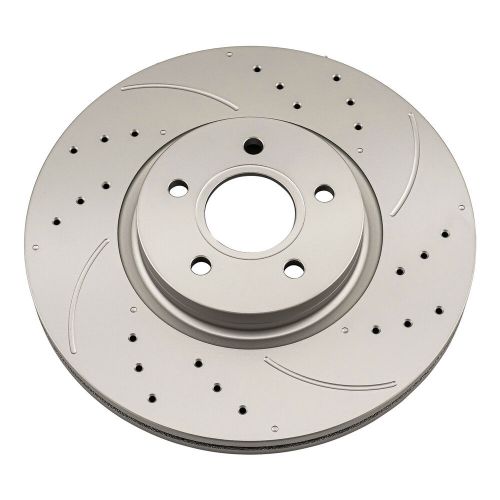 Front Drilled & Slotted Disc Brake Rotors 34349 For Volvo C70 S40 V50 2006-2013, US $86.69, image 8