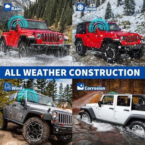 Car fm am antenna replacement accessory for rubicon jeep wrangler unlimited 2007-2017-