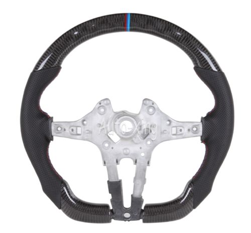 Heated Carbon Fiber Flat Steering Wheel For BMW M1 M2 M3 M4 M5 M6 X5 X6 F80 F10, US $433.60, image 11