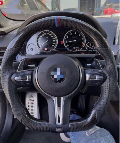 Heated Carbon Fiber Flat Steering Wheel For BMW M1 M2 M3 M4 M5 M6 X5 X6 F80 F10, US $433.60, image 13