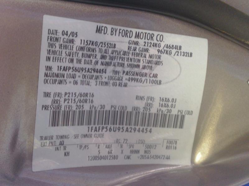 04 05 06 07 FORD TAURUS AUTOMATIC TRANSMISSION, US $940.00, image 11