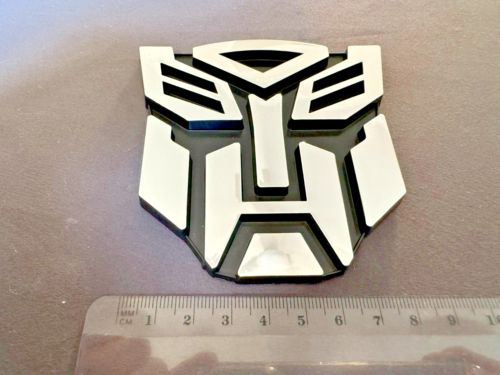 3D METAL Transformers Emblem Decal Autobots Optimus Prime Car Sticker (L), AU $9.99, image 3