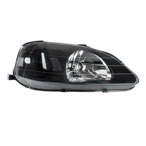 Pair Front Headlights Assembly For 99-2000 Honda Civic 1.6L l4 Black Hosuing, US $89.99, image 7